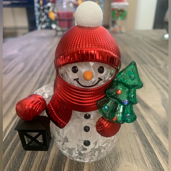 Bath & Body Works Snowman Projector Lantern Christmas Wallflower - Picture 2 of 6